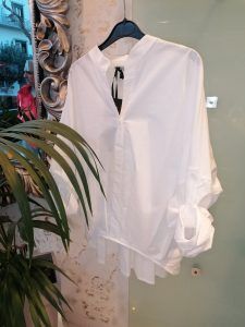 Innocent Πουκάμισο Κοντό με πιάσιμο στο μανίκι Λευκό