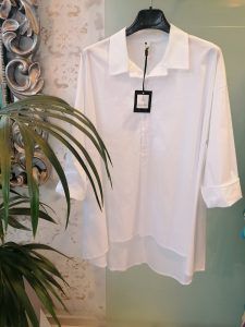 Πουκαμίσα Άλφα Ασύμμετρη Λευκή