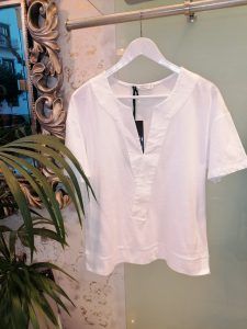 Innocent Μπλούζα Ve με συνδιασμό υφασμάτων White