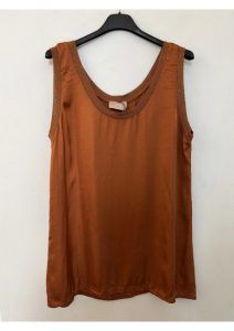 Sunny Τοπ silk με διακριτικό λούρεξ