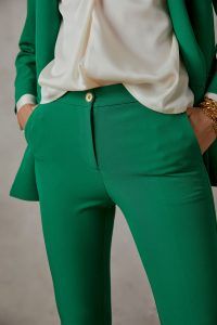 Designer Brands Παντελόνι πράσινο pencil