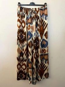 Sunny Studio Paris Παντελόνα με λάστιχο στην μέση silk blend