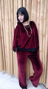 Designer Brand Velvet Set