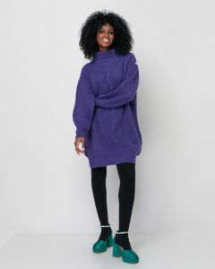 Designer Brand Φόρεμα Πλεκτό Purple