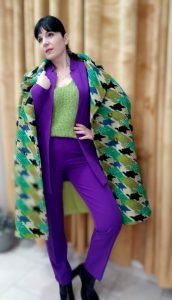 Sunny Studio Paris Παλτό pie de coq Multi