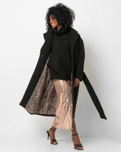 Designer Brands Παλτό Μαύρο