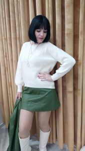 Moutaki Μπλούζα Πλεκτή Royal Blue