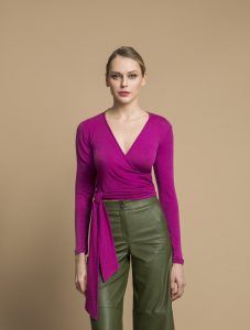 Moutaki Μπλούζα Κρουαζέ σε Olive green