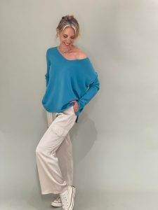 Sunny Paris Μπλούζα Casmir blend Petrol