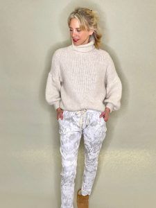 Free PARIS  SS23 Πουλόβερ Wool-Kidmohair Vanilla        new synthesis super soft