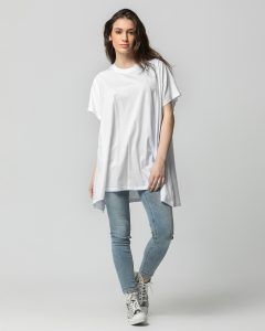 GREEK DESIGNER JERSEY TOP-WHITE