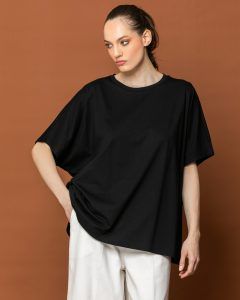 GREEK DESIGNER JERSEY TOP-BLACK ONE SIZE