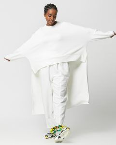 GREEK DESIGNER SWEAT TOP ONESIZE IVORY