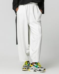 GREEK DESIGNER SWEAT PANTS IVORY