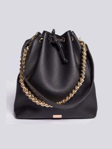 Zoe Backpack Black Dolaro Genuine Leather