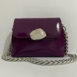 MAYA MINI BAG Magenta genuine leather