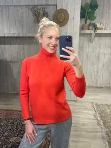 Πλεκτό ζιβάγκο Coral cachemire -wool blend