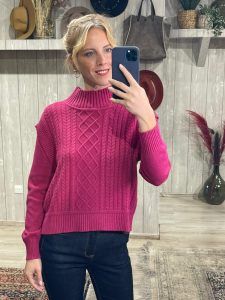 PARIS ΠΛΕΚΤΗ ΜΠΛΟΎΖΑ Wool - Cashmere Blend