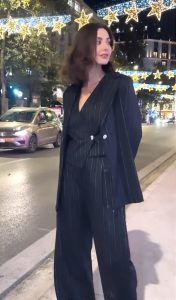 Innocent σακάκι ρίγα lurex