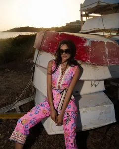 Eirianna the brand Φόρμα Ροζ printed