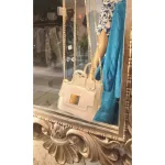 Rm Alicia γυναικεία δερμάτινη τσάντα handmade White