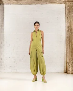 Moutaki ολόσωμη φόρμα lime