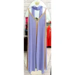 Moutaki Φόρεμα Χρυσή Τρέσα Lilac