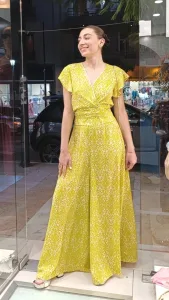 Innocent Σύνολο εμπριμέ lime