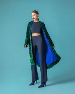 Moutaki Παντελόνα καμπάνα navy