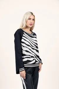 Figaro μπλούζα animal print μαύρο