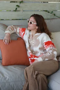 French fashion Orlin ζακέτα έθνικ