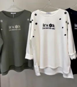 Greek designers μακρυμάνικη μπλούζα Χακί