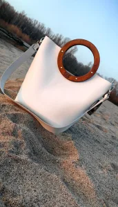 RM THELMA BAG Hand Made Leather Wood