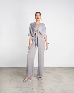 Moutaki 25.09.21 τοπ σατεν γκρι