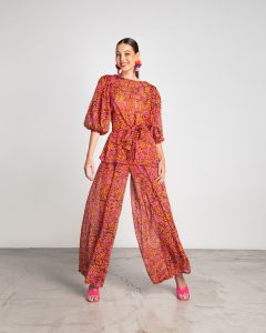 Moutaki Floral Silk Μπλούζα