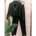 Innocent Lace Παντελόνα Κοφτή δαντέλα Μαύρο