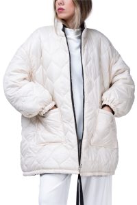 Moutaki 25.06.129 μπουφαν double face μπεζ-μαυρο