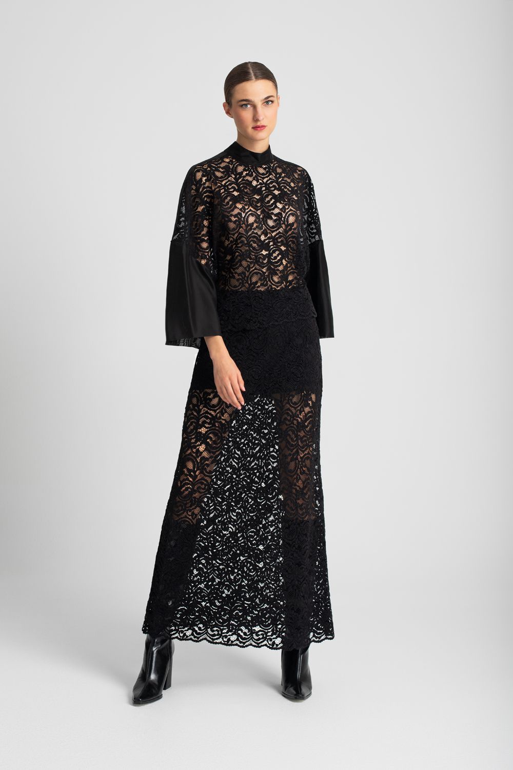 Moutaki Φούστα δαντέλα 25.02.102