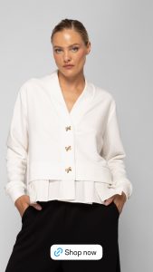 Sourloulou ζακέτα διακοσμητικά one size