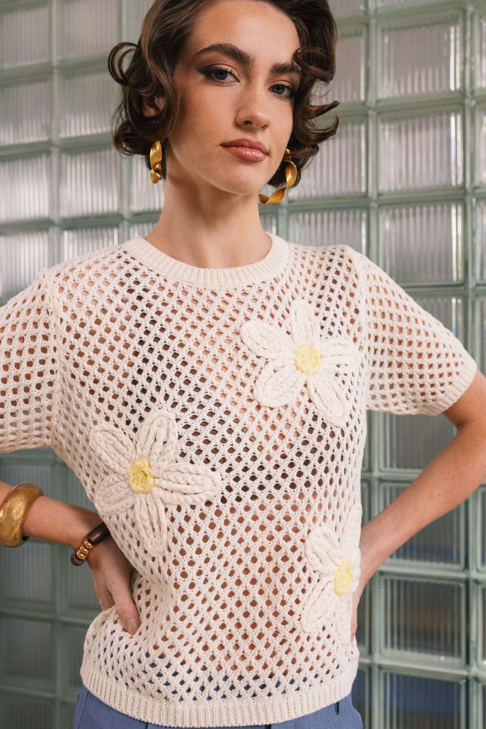 γυναικεία μπλούζα πλεκτή