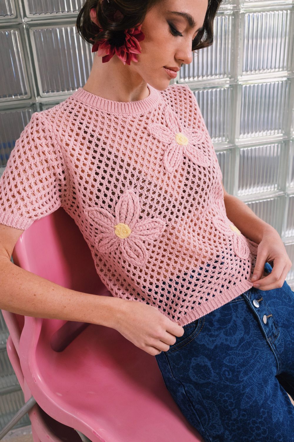 γυναικεία μπλούζα πλεκτή