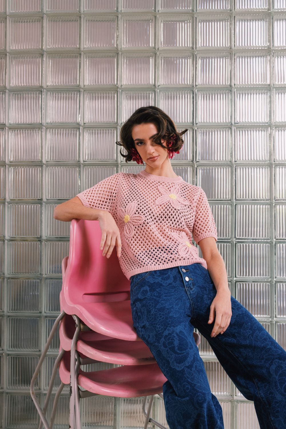 γυναικεία μπλούζα πλεκτή