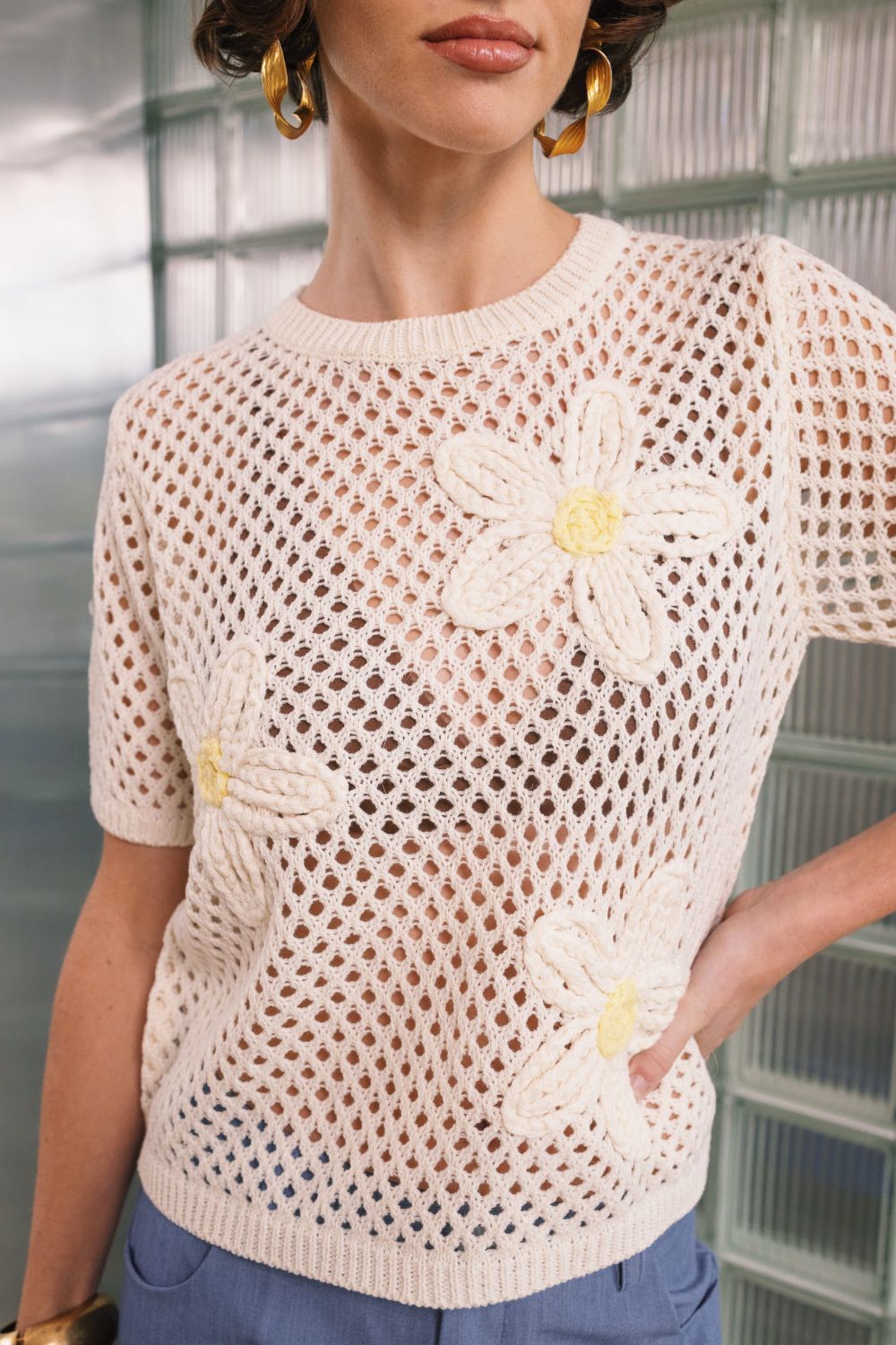 γυναικεία μπλούζα πλεκτή