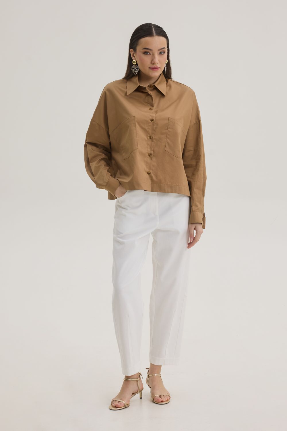 Innocent πουκάμισο καφέ